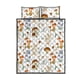 thumbnail image 5 of Juego de cama acolchado con tema de setas, 5 of 5