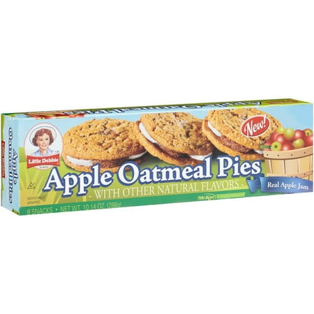 debbie little apple oatmeal pies count oz