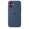 thumbnail image 3 of Funda para teléfono Apple iPhone 16 Plus de silicona con MagSafe, color mezclilla, 3 of 4
