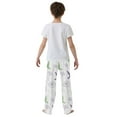 thumbnail image 5 of FORMRS Kids Pajama Pants with Pockets Size 13-14Y Boys Lounge Sleep Bottoms, Purple Birds, 5 of 8