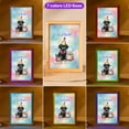thumbnail image 3 of Happy Birthday Cute Puppy Labrador Retriever with Cake Gifts Party Hat Acrylic Plaque with Wood Photo Frame Box Lab Dog Lover Gifts Light Box - 00029, 3 of 5