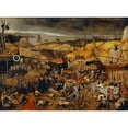 thumbnail image 2 of Pieter Brueghel The Younger 14x11 Black Ornate Wood Framed Double Matted Museum Art Print Titled: The Triumph of Death (1608), 2 of 5
