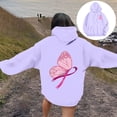 thumbnail image 2 of Chandail à Capuche Imprimé à Manches Longues pour Femmes, Ample, Oversize, Chandail, Blouse, 2 of 5