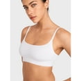 thumbnail image 4 of Women's Cotton Bralette Wireless Unlined Sleep Comfortable Seamless Cami Bra, 4 of 8