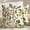 Lemon Bird, variant on Wrongduck Corduroy Throw Pillow Covers 18x18 - Set of 2 Decorative Spring Pillow Covers with Zipper Farmhouse Decor Cottage Throw Pillowcases for Couch Sofa Living Room Home Bedroom, PK Floral