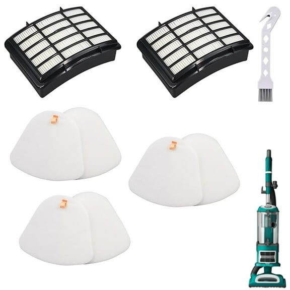 CU510 Filters for Shark Vacuum Filter Replacement for Navigator Lift-away CU500 CU512 CU530 NV350 NV351 NV352 NV355 NV356E NV360 UV440 UV540 CU500, XFF350 XHF350 2 HEPA   3 Foam & Felt Filters