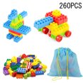 thumbnail image 1 of 260 Pcs Assembled Bricks DIY Model Building Blocks Kits Educational Toys Kids Gifts, 1 of 1