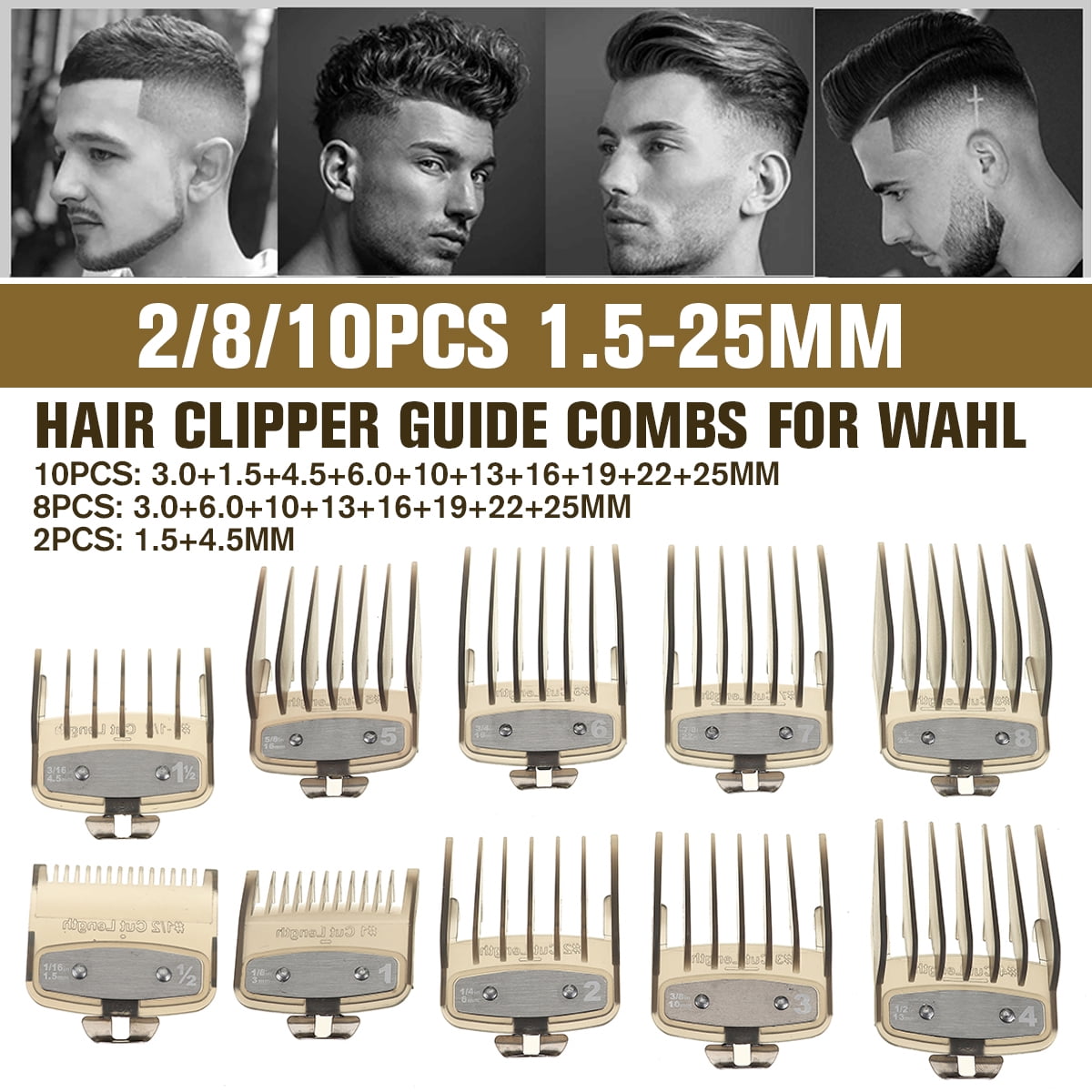 which guards to use cutting hair