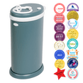 thumbnail image 3 of Ubbi Odor Locking Steel Diaper Pail, Baby Registry Must-Have, Open Water, 3 of 5
