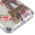 thumbnail image 5 of Apple iPhone 11 PRO Phone Case Tuff Hybrid Shockproof Three Layers Rubber Bumper Heavy Duty Cover [Impact Resistant] TPU Silicone Protective Eiffel Tower Flower Cover for Apple iPhone 11 Pro (5.8"), 5 of 7