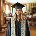 thumbnail image 6 of Fotbe Watercolor Bright Sunflowers Printed Class of 2024 Graduation Stole, 6 of 7