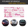 thumbnail image 5 of Zufioo Breast Cancer Pink Ribbons Awareness (2) Print Car Aluminum Front License Plate, 12x6 Inch Decorative Personalized Car License Plate Car Accessories, 5 of 8