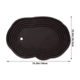 thumbnail image 2 of Shisuyan Large Reptile Bathing Pool With Ramp Turtle Water Bowl Reptile Feeding Dish Tortoise Bathing Tub Turtle Habitat Accessories For Gecko Snake Bearded Dragon Lizard Frog, 2 of 8