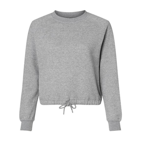 LAT Women�'s Relaxed 3-End Boxy Fleece Crewneck Sweatshirt