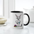 thumbnail image 4 of CafePress - Easter Bunny Painting Eggs Mugs - 11 oz Ceramic Mug - Novelty Coffee Tea Cup, 4 of 4