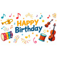 thumbnail image 1 of Colorful Balloons Birthday Banner Festive Party Supplies Happy Birthday Decorations Photography Props Backdrop Background Celebration Decor, 1 of 4