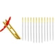 thumbnail image 1 of KAOBUY-aguja ciega de acero inoxidable para ancianos, Agujero lateral para coser a mano, ropa de enhebrado innecesario, 12/24 unidades, 1 of 4