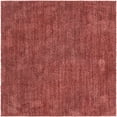 thumbnail image 2 of Jill Zarin Shaggy Chic Collection Area Rug - Shaggy (6' 5" Square Pomegranate Red), 2 of 12