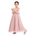 thumbnail image 5 of Ekidsbridal A-Line Ruffle Chiffon Flower Girl Dresses Birthday Party Gown Father Daughter Dance 192 10, 5 of 6