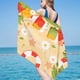 thumbnail image 4 of Ganfancp Toalla de Playa de Microfibra Súper Ligera Toalla de Baño de Colores Manta de Playa a Prueba de Arena Toalla Multiusos para Viajes Piscina 30X60 Pulgadas Ofertas Del Día Liquidación 1X Toall, 4 of 5