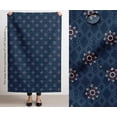 thumbnail image 3 of Soimoi Printed Waterproof Taffeta Fabric - Blue Geometric Design | 56" Wide | For Outdoor Cushions, Awnings, Table Covers & Upholstery Projects, By 3 Yard, 3 of 7
