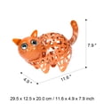 thumbnail image 4 of Escultura de gato trenzado de Tomfeel Adorno de hierro moderno Estatuilla trenzada creativamente Art Tomfeel Amarillo, 4 of 7