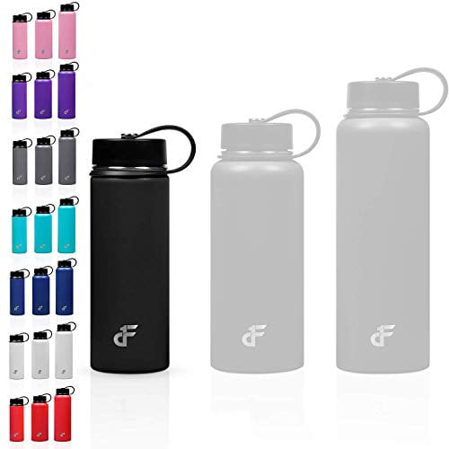 Stainless Steel 40oz Hot/Cold Tumbler Water Bottle w/ Multiple Lids an - My  Life Fitness