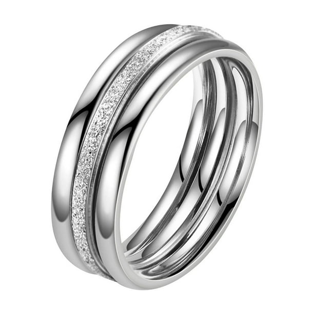 Juego de 3 anillos con diseño dorado Anillo luminoso Accesorios de moda para regalo