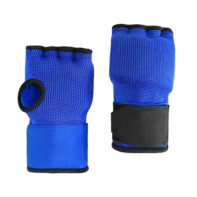 relayinert Hand Wraps Muay Thai Weight Lifting Quick Wraps Excellent Comfort For Heavy Training In Martial Arts Boxing Inner Gloves Blue 17x10cm