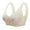 Beige, variant on Daisy Bras for Older Women Front Closure No Underwire Supportive Bras Plus Size Push Up Bras Breathable Cotton Bras,Women Sexy Front Buckle Soft Cotton Oversized Tank Top Without Steel Ring Bra