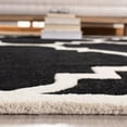 thumbnail image 5 of SAFAVIEH Chatham Hayden Geometric Wool Area Rug, Black/Ivory, 8'9" x 8'9" Square, 5 of 11