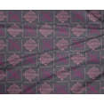 thumbnail image 4 of oneOone Polyester Lycra Fabric Leaves & Geometric Block Print Sewing Fabric BTY 56 Inch Wide, 4 of 4