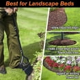 thumbnail image 2 of Manual Edger Lawn Tool 40-inch, Half Moon Edger Chopper Lawn Tool with V-Shape Serrated Blade, Solid Steel Lawn Edger Tool with Soft T-Grip, Garden Edger for Sidewalk, Grass, Yard, Landscape, 2 of 8