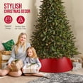 thumbnail image 6 of Ayieyill 28 Inch Christmas Tree Collar, Metal Christmas Tree Skirt, Water Base Protection, Red, 6 of 7