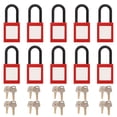 thumbnail image 1 of Kit de bloqueo de cable de seguridad NikouMX 10 piezas Juego de candados de seguridad, 1 of 8