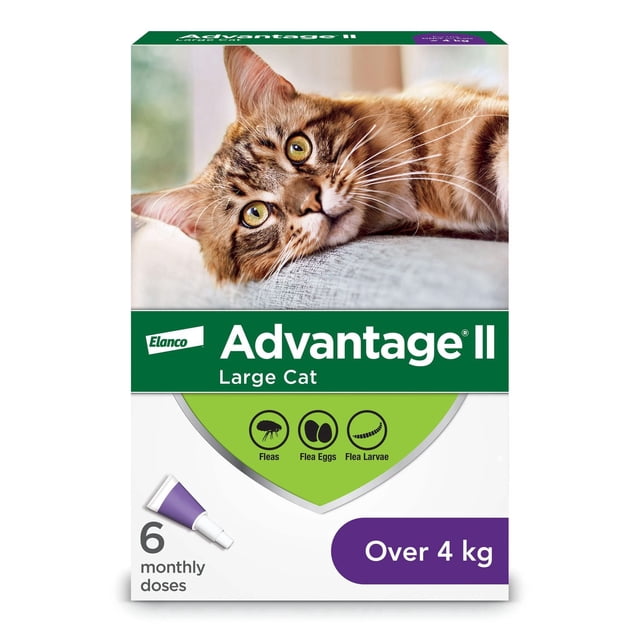 Advantage II Flea Treatment for Large Cats (6 dose)