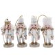 thumbnail image 2 of Decorative Nutcracker Figurine Christmas Table Decoration Traditional Christmas Style Wood 4Pcs, 2 of 5