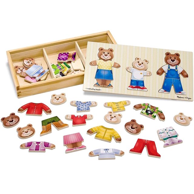 Rompecabezas para vestir Familia de Osos Magneticos Melissa y Doug 3+ melissa y doug 13770