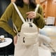 thumbnail image 5 of Mochila de Color sólido a la moda mochila de nailon para mujer Mini mochilas de estilo preppy compras de viaje informales, 5 of 5