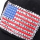thumbnail image 4 of USA Bling Gorra de béisbol Sparkle Bandera Americana Sombrero para Hombres Mujeres Hip Hop Gorras Negro oso de fresa Electrónica, 4 of 5
