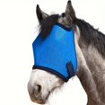 thumbnail image 2 of ZenCart Horse Fly Face Guard Half Face UV Protection Cover from Summer Insect Pest Adjustable Breathable Mesh Coverage for Horse, 2 of 8