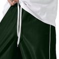 thumbnail image 6 of Uwinwear Men's Parachute Sweatpants,Y2k Baggy Track Pants with Pockets,Outdoor Drawstring Wide Leg Casual Trousers Streetwear,Army Green,XXL, 6 of 7