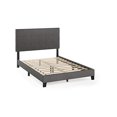 thumbnail image 5 of Furinno FB17020F-ST Laval Button Tufted Bed Frame, Slat Style, Stone, Full Size - 12 Piece, 5 of 5