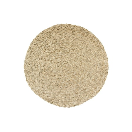 

VBXOAE 18cm Cotton Yarn Ramie Dining Table Insulation Pad Thick Woven Household Anti-scalding Pad