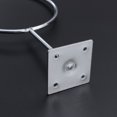 thumbnail image 3 of HINTRMENT 4Pcs Wall Mounted Basketball Rack Silver Iron For Ball Display And Storage 11.8*9.4*2.2in, 3 of 7
