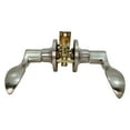 thumbnail image 5 of RI-KEY SECURITY Passage Bedroom Closet Door Lock Lever Handle Wave Style Satin Stainless Steel LH, 5 of 11