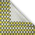 thumbnail image 3 of Ambesonne Yellow and White Kitchen Curtains, Geometric Old, 55"x39", Yellow White Black, 3 of 3