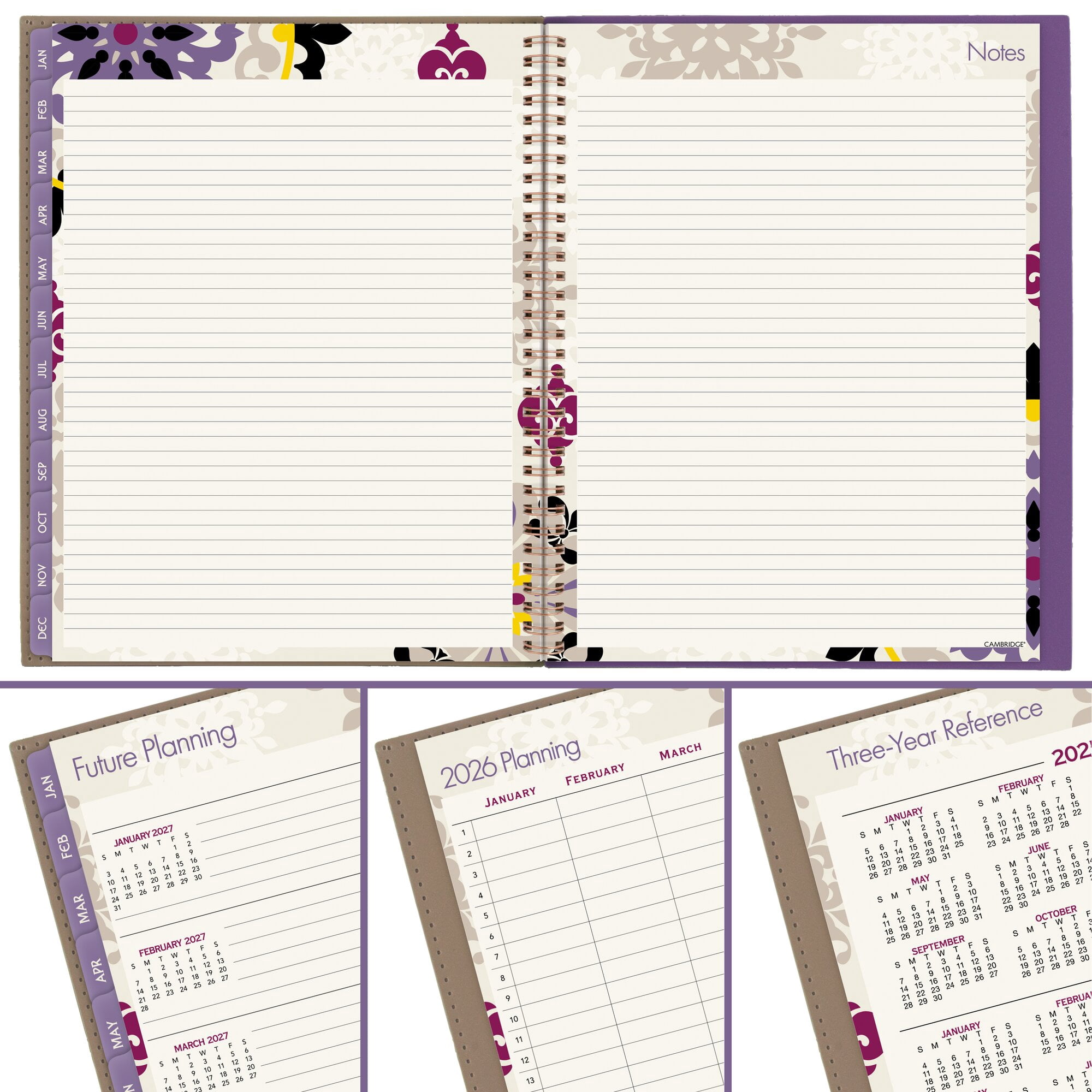 Cambridge Vienna 2026 Weekly Monthly Planner Large 8 12 x 11 - Planners