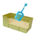 thumbnail image 2 of Bunblic Rabbit Litter for Cage Bedpan Ferret Guinea Pig Potty Tray Corner Litter Pan Green, 2 of 8