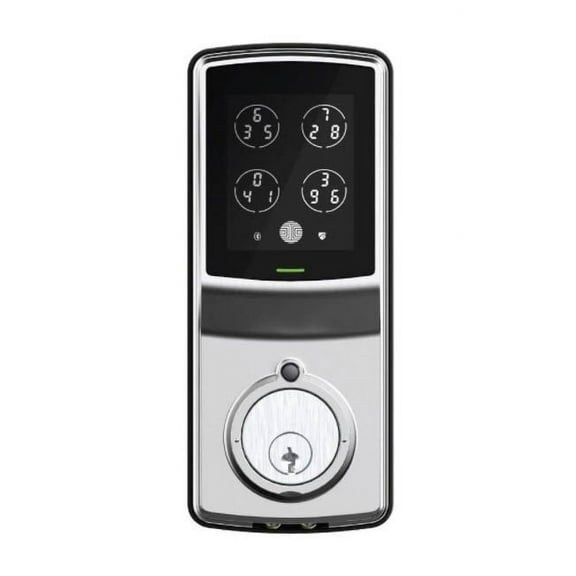 Lockly Smart Bluetooth Deadbolt Lock Keypad Single-Cylinder Satin Nickel